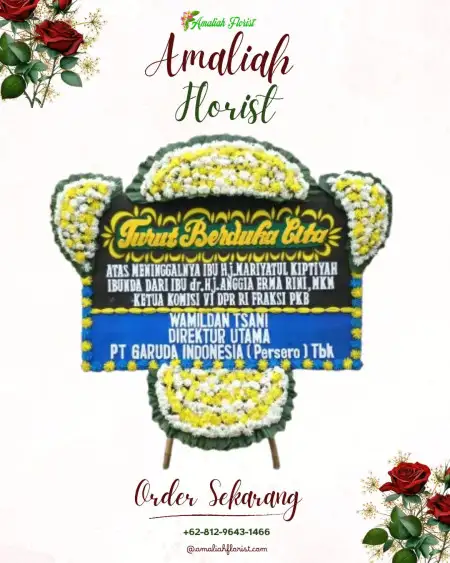 Papan Bunga Duka Bakom